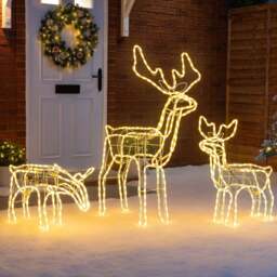 Warm White LED Reindeer - Christow - thumbnail 4
