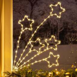 Shooting Star Micro LED Christmas Light - Christow - thumbnail 1