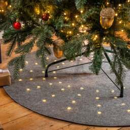 Starry LED Christmas Tree Mat (90cm) - Christow - thumbnail 5
