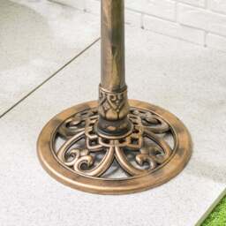 Resin Leaf Bird Bath - Christow - thumbnail 2