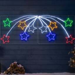 Shooting Star Scene Rope Light - Christow - thumbnail 1