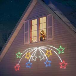 Shooting Star Scene Rope Light - Christow - thumbnail 2