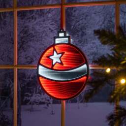 Christmas Bauble Infinity Light - Christow - thumbnail 4