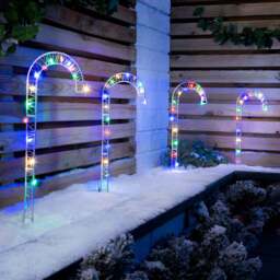 Micro LED Candy Canes – Battery Operated - Christow - thumbnail 6