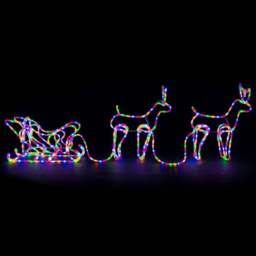 Sleigh & Reindeer LED Christmas LIght - Christow - thumbnail 2