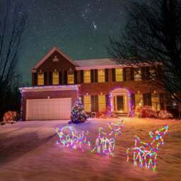 Sleigh & Reindeer LED Christmas LIght - Christow - thumbnail 3