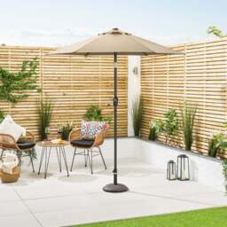 Crank & Tilt Parasol – 2m - Christow - thumbnail 2