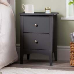 Ilsington 2 Drawer Bedside Table - Christow