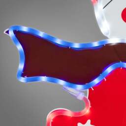 Skiing Light Up Snowman - Christow - thumbnail 3