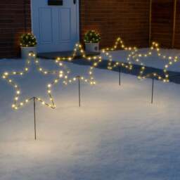 Micro LED Star Pathway Lights - Christow