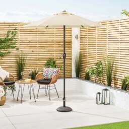 Parasol with Crank – 2m - Christow - thumbnail 1