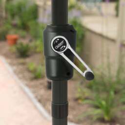 Crank & Tilt Parasol – 2.4m - Christow - thumbnail 4