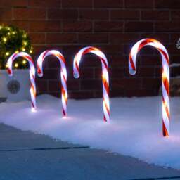 Small Candy Cane Path Lights - Christow