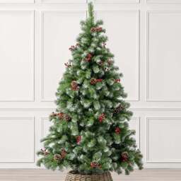 Artificial Woodland Spruce Christmas Tree - Christow - thumbnail 3