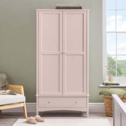 Ilsington Double Wardrobe with Drawer - Christow - thumbnail 1