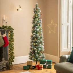 Cone & Berry Pencil Christmas Tree - Christow - thumbnail 4