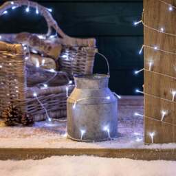 Battery Christmas Lights (Clear Cable) - Christow - thumbnail 6