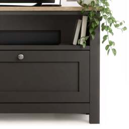 Dartmouth Corner TV Unit with Storage - Christow - thumbnail 4