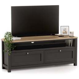 Dartmouth Corner TV Unit with Storage - Christow - thumbnail 1