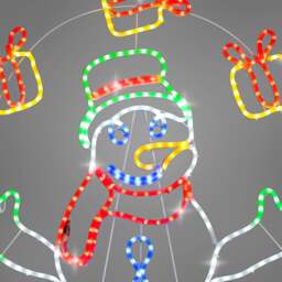 Animated Juggling Snowman Rope Light - Christow - thumbnail 4