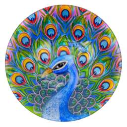 Glass Bird Bath With Stand - Christow - thumbnail 2