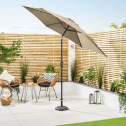 Crank & Tilt Parasol – 2.7m - Christow