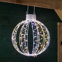 3D Light Up Christmas Bauble - Christow - thumbnail 5