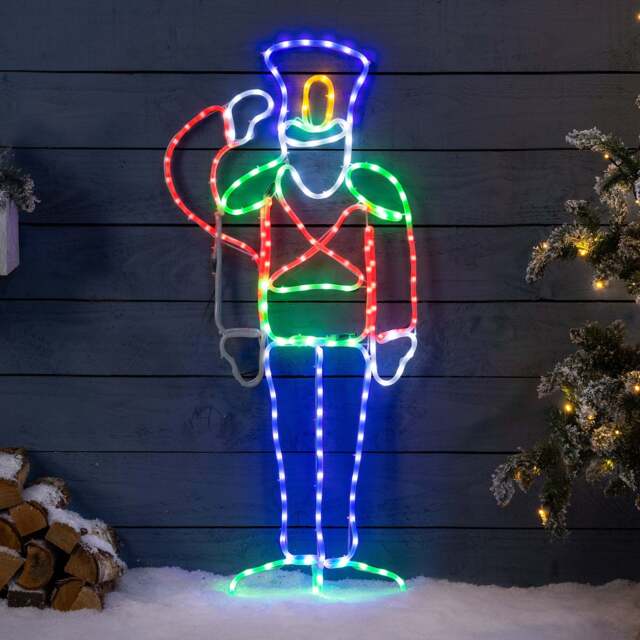 Animated Nutcracker Rope Light - Christow - image 1