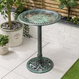 Resin Rustic Bird Bath - Christow - thumbnail 5