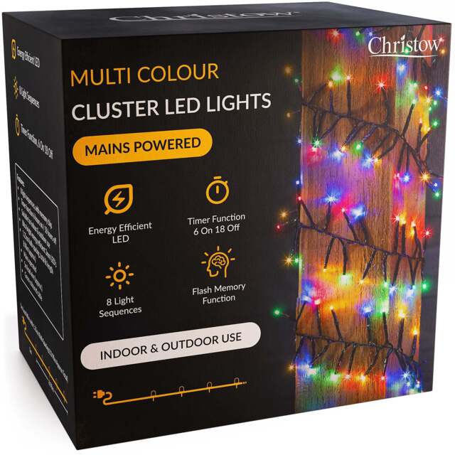 LED Cluster Christmas Lights - Christow - image 1