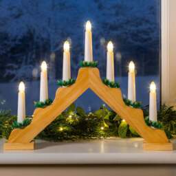 Battery Operated Christmas Candle Bridge - Christow