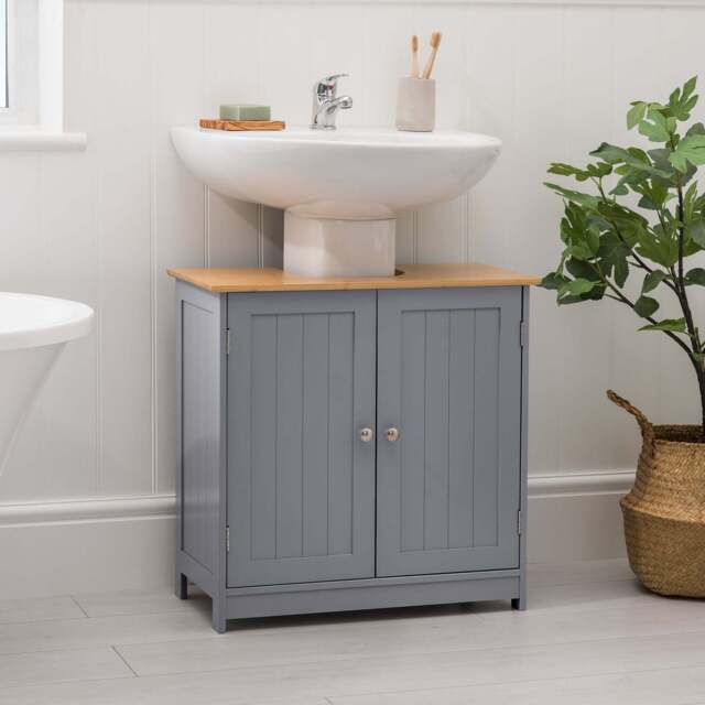 Lustleigh Grey Under Sink Cabinet - Christow - image 1