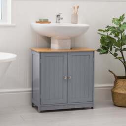 Lustleigh Grey Under Sink Cabinet - Christow