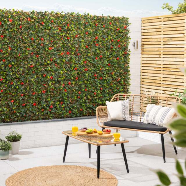Artificial Flower Trellis – 2m x 1m - Christow - image 1
