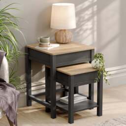 Dartmouth Nest of Tables with Storage - Christow