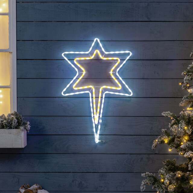 North Star Christmas Wall Light - Christow - image 1