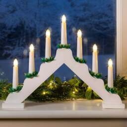 Battery Operated Christmas Candle Bridge - Christow