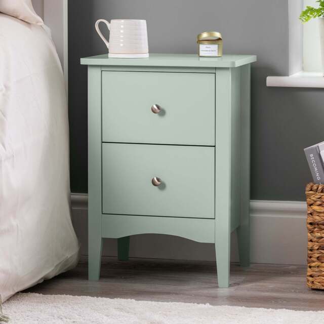 Ilsington 2 Drawer Bedside Table - Christow - image 1