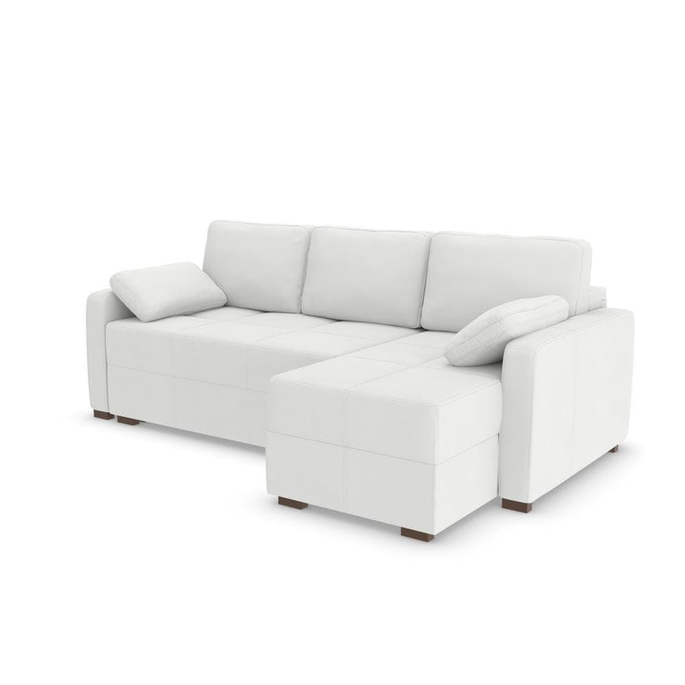 Charlie Corner Sofa Bed - RHF - Polar White - image 1