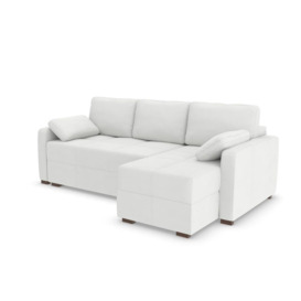Charlie Corner Sofa Bed - RHF - Polar White - thumbnail 1