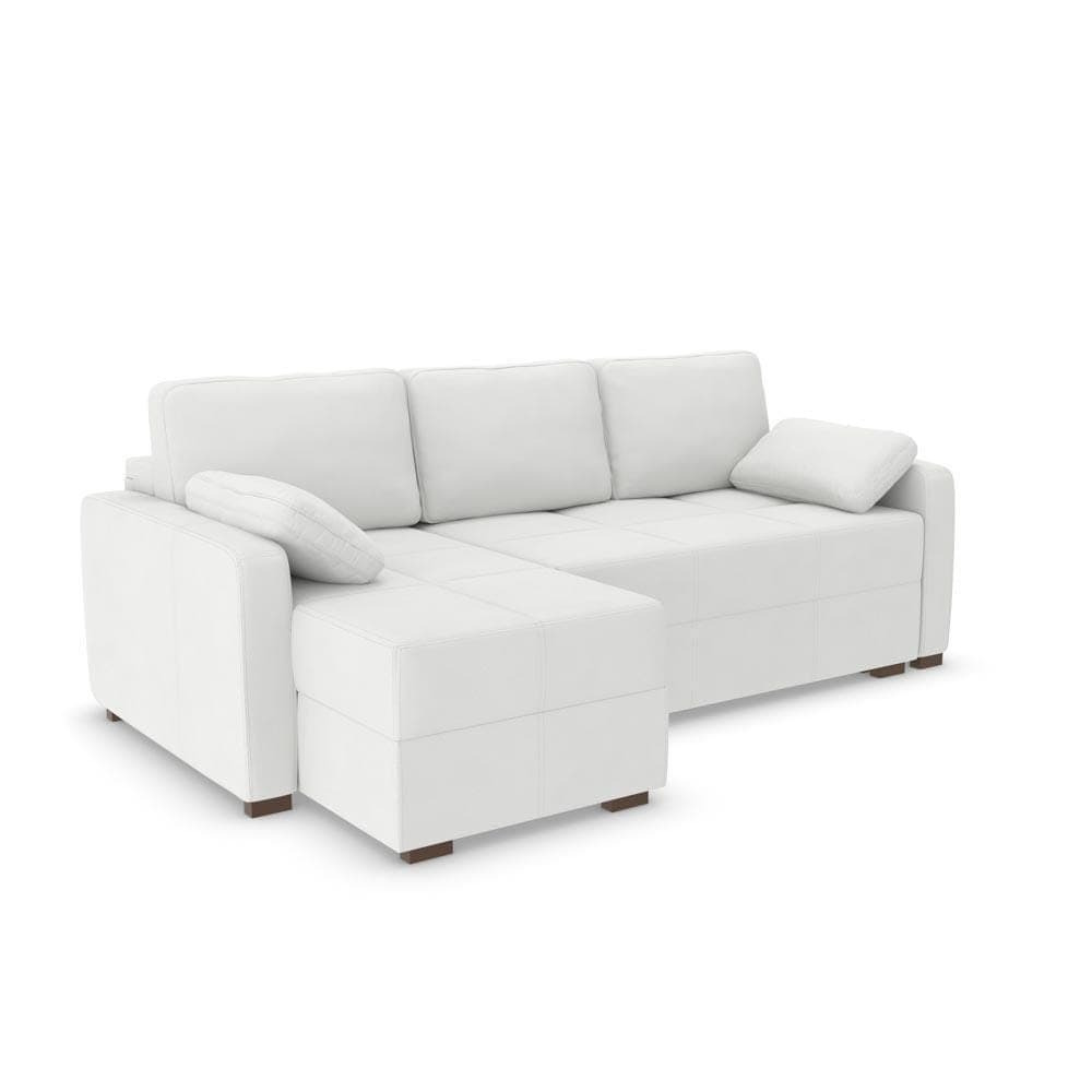 Charlie Corner Sofa Bed - LHF - Polar White - image 1
