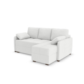 Ashley Corner Sofa Bed - RHF - Polar White