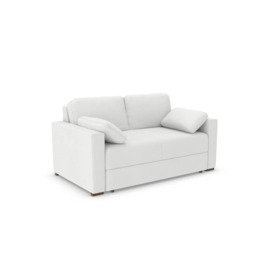 Charlotte Three-Seater Sofa Bed - Polar White - thumbnail 1