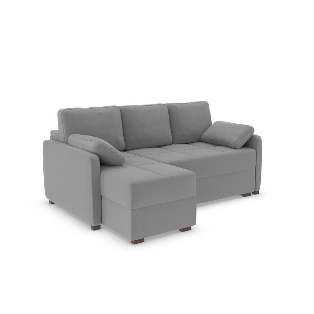 Ashley Corner Sofa Bed - LHF - Silver Grey - image 1