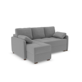 Ashley Corner Sofa Bed - LHF - Silver Grey - thumbnail 1