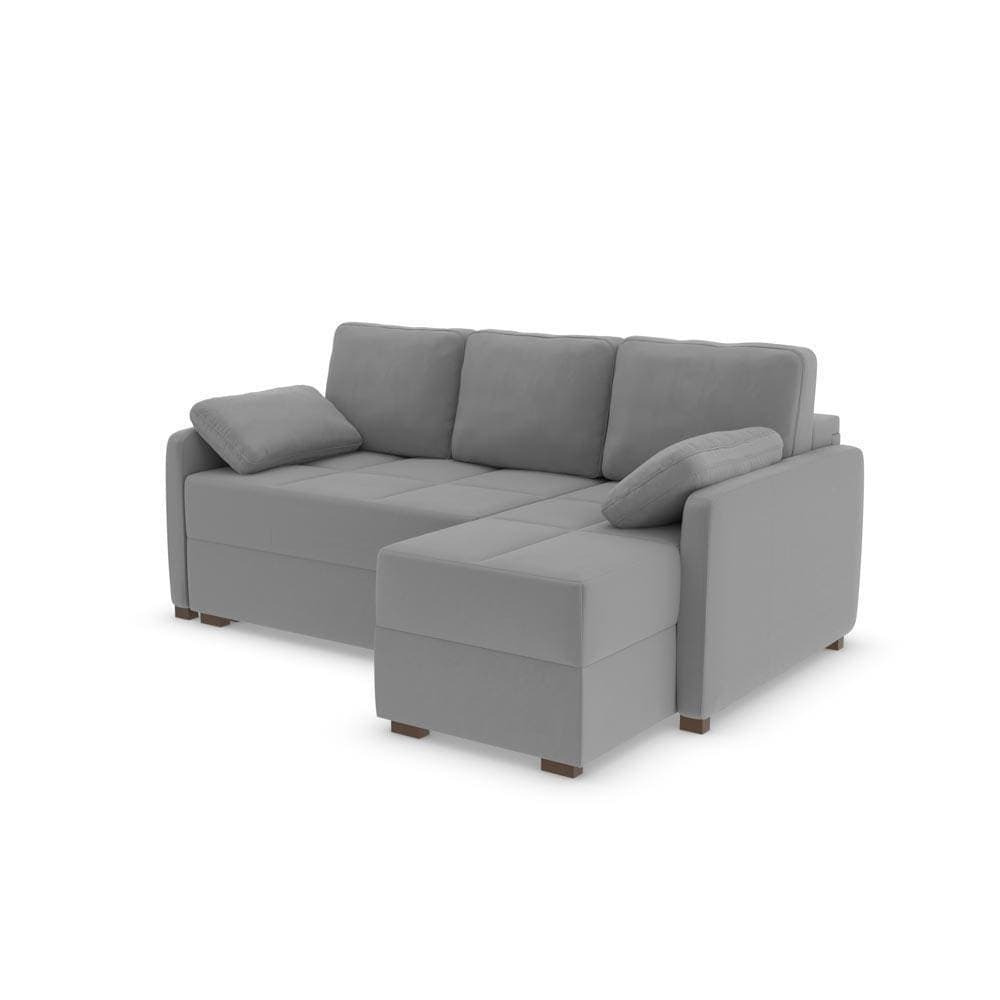 Ashley Corner Sofa Bed - RHF - Silver Grey - image 1
