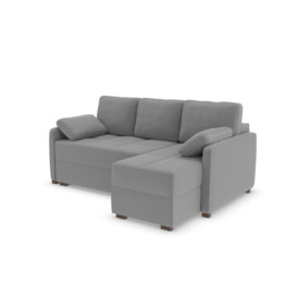 Ashley Corner Sofa Bed - RHF - Silver Grey