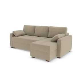 Charlie Corner Sofa Bed - RHF - Taupe