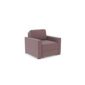 Charlotte Chair Bed Settee - Maroon
