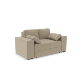 Victoria Two-Seater Sofa Bed - Taupe - thumbnail 1